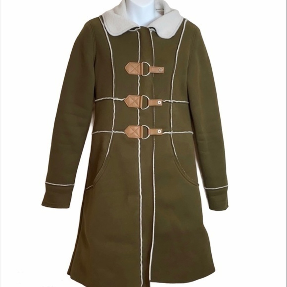 Oakley Polyester Suede & Polyester Sherpa Coat - Picture 1 of 8